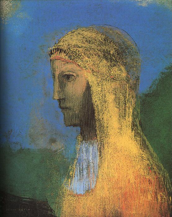 Odilon Redon The Druidess oil painting picture